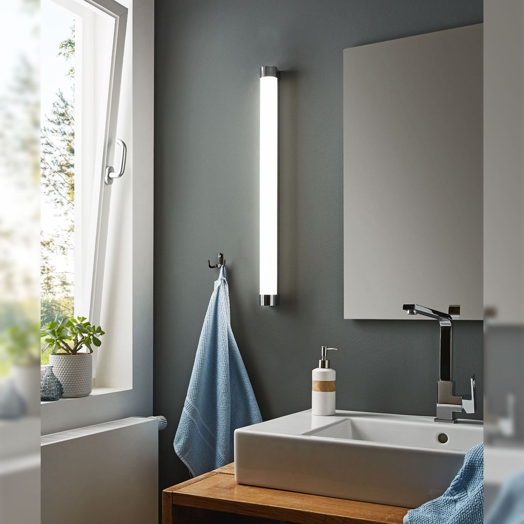 LED Luce a parete 59,2 cm 10W 1200lm cromo
